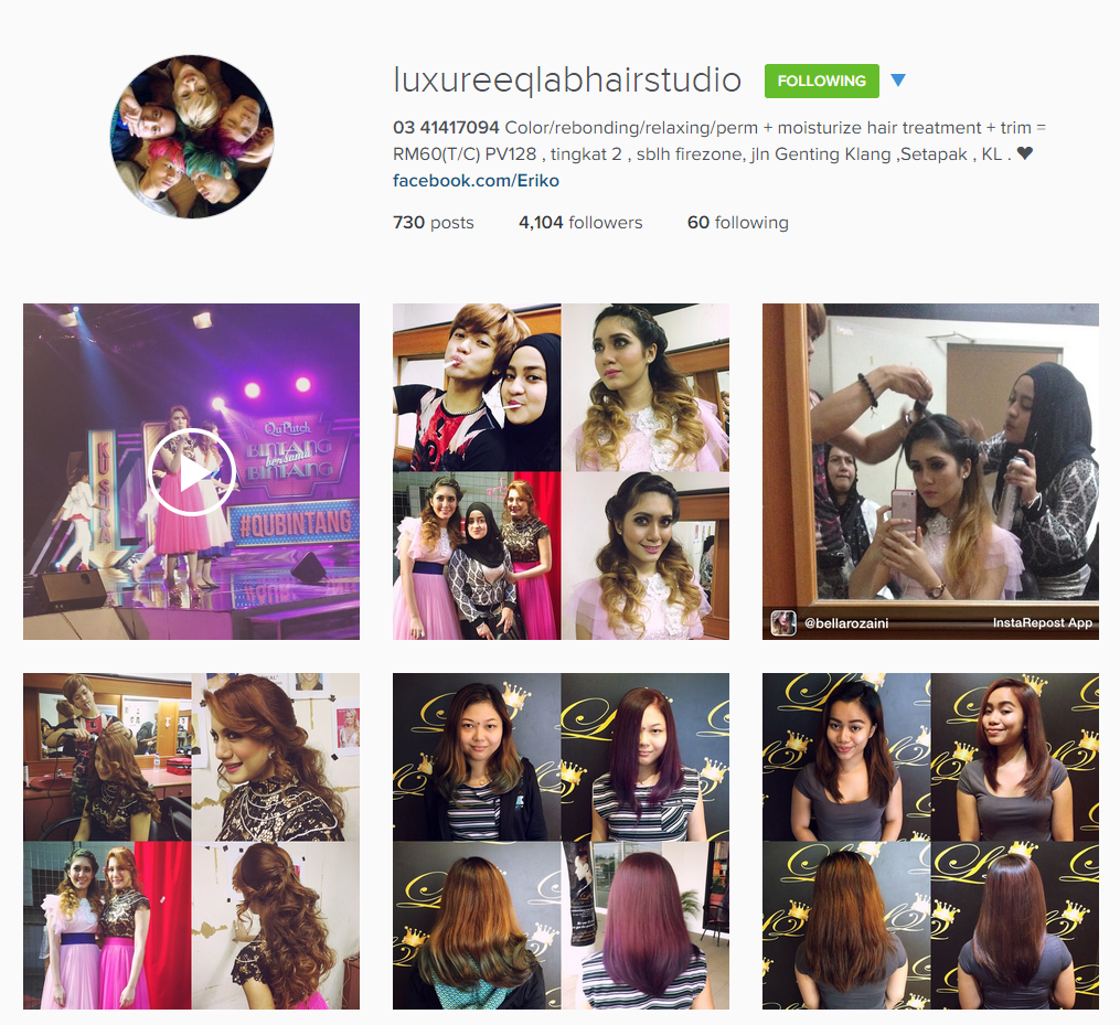 luxureeqlabhairstudio can be found on instagram