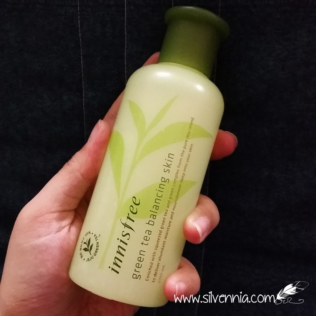 innisfree green tea balancing skin bottle 1