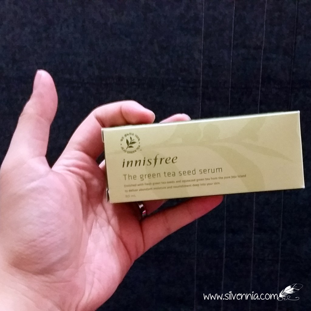 Innisfree green tea serum box